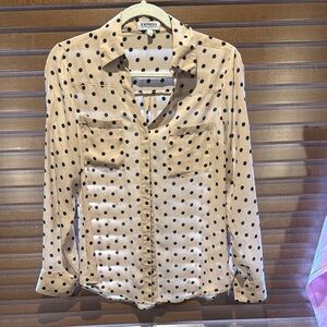 Express Polka Dot Blouse “The Portfolio Shirt”